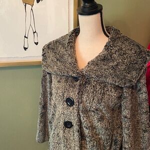 Beautiful CAbi Chinchilly Faux Fur Jacket